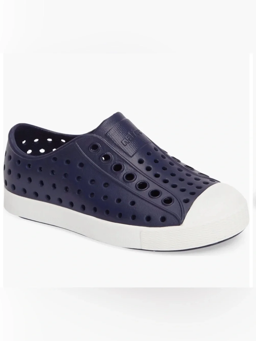 Native Shoes Kids' Jefferson Water Friendly Slip-On Sneaker Navy Blue Size 4